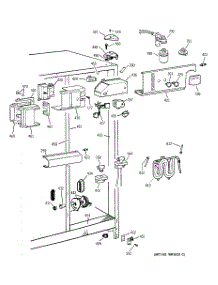 04 - Fresh Food Section parts for Ge Refrigerator TFS22PPDABS from AppliancePartsPros.com