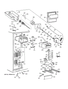 03 - Freezer Section parts for Ge Refrigerator TPS24BPDABS from AppliancePartsPros.com