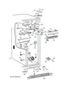 05 - Fresh Food Section parts for Ge Refrigerator TPS24BIDABS from AppliancePartsPros.com