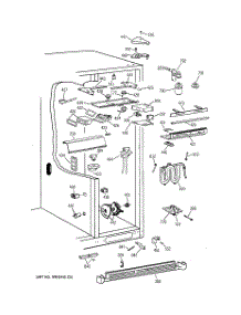 05 - Fresh Food Section parts for Ge Refrigerator TFX30PBBGWW from AppliancePartsPros.com