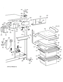 03 - Fresh Food Section parts for Ge Refrigerator TFJ20JABGWW from AppliancePartsPros.com