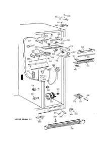 05 - Fresh Food Section parts for Ge Refrigerator TPX24BIBGBB from AppliancePartsPros.com