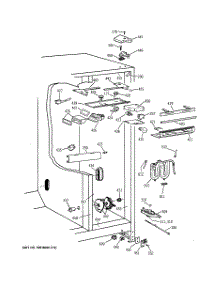 04 - Fresh Food Section parts for Ge Refrigerator TPX21PRBGAA from AppliancePartsPros.com