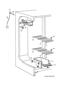 06 - Freezer Section parts for Ge Refrigerator TFM20JRBGAA from AppliancePartsPros.com
