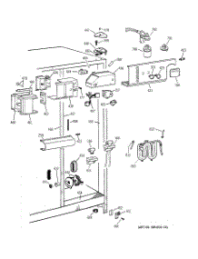 04 - Fresh Food Section parts for Ge Refrigerator TFX22PPBGCC from AppliancePartsPros.com