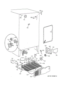 06 - Unit Parts parts for Ge Refrigerator TFX25PPBGCC from AppliancePartsPros.com