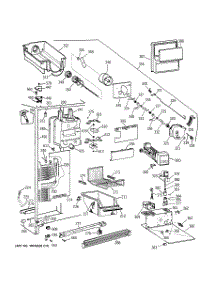 03 - Freezer Section parts for Ge Refrigerator TFX27PRBGAA from AppliancePartsPros.com
