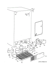 06 - Unit Parts parts for Ge Refrigerator TFJ22PRBGAA from AppliancePartsPros.com