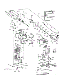 03 - Freezer Section parts for Ge Refrigerator TFG28PRCGWW from AppliancePartsPros.com