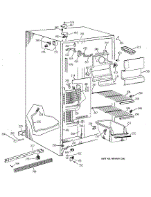 02 - Freezer Section parts for Ge Refrigerator TFJ20JABGAA from AppliancePartsPros.com