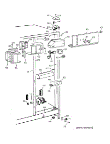 03 - Fresh Food Section parts for Ge Refrigerator TFG25PABGWW from AppliancePartsPros.com