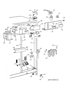 04 - Fresh Food Section parts for Ge Refrigerator TFS26PPDABS from AppliancePartsPros.com