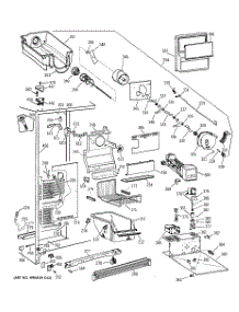 03 - Freezer Section parts for Ge Refrigerator TFG25PEBGWH from AppliancePartsPros.com