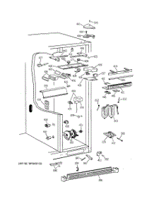 05 - Fresh Food Section parts for Ge Refrigerator TFG28PFCGWW from AppliancePartsPros.com