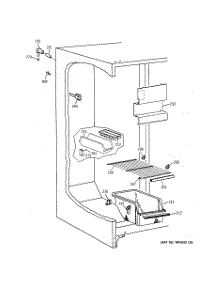 04 - Freezer Section parts for Ge Refrigerator TFX22JABGWW from AppliancePartsPros.com
