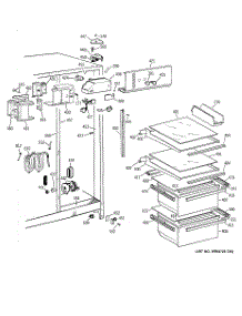 03 - Fresh Food Section parts for Ge Refrigerator TFZ20JRBGWW from AppliancePartsPros.com