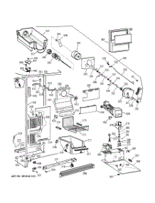 03 - Freezer Section parts for Ge Refrigerator TFT27PRBGWW from AppliancePartsPros.com