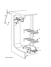 04 - Freezer Section parts for Ge Refrigerator TFX22GRBGWW from AppliancePartsPros.com