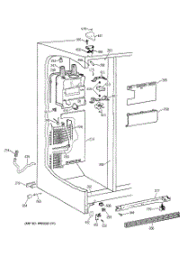 04 - Freezer Section parts for Ge Refrigerator TFX20JRBGWH from AppliancePartsPros.com