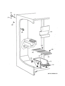 04 - Freezer Section parts for Ge Refrigerator TFX20JABGWW from AppliancePartsPros.com