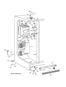 03 - Freezer Section parts for Ge Refrigerator TFX20JABGAA from AppliancePartsPros.com