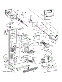 03 - Freezer Section parts for Ge Refrigerator TFT22PRBGWW from AppliancePartsPros.com