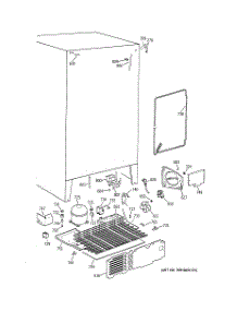 04 - Unit Parts parts for Ge Refrigerator TFG20JRBGWW from AppliancePartsPros.com