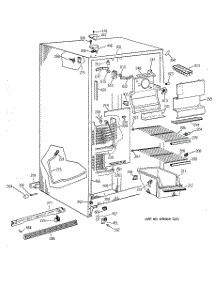 02 - Freezer Section parts for Ge Refrigerator TFZ20JABGWW from AppliancePartsPros.com