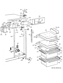 03 - Fresh Food Section parts for Ge Refrigerator TFZ20JABGWW from AppliancePartsPros.com