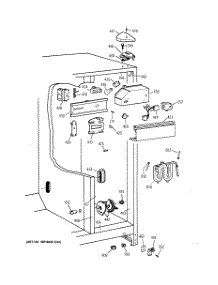 05 - Fresh Food Section parts for Ge Refrigerator TFX22ARBGAA from AppliancePartsPros.com