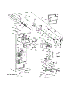 03 - Freezer Section parts for Ge Refrigerator TPX24PRBJAA from AppliancePartsPros.com