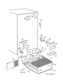07 - Unit Parts parts for Ge Refrigerator TPX24PRBJAA from AppliancePartsPros.com