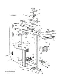 04 - Fresh Food Section parts for Ge Refrigerator TPX21PRDAAA from AppliancePartsPros.com