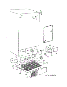 04 - Unit Parts parts for Ge Refrigerator TFZ22JRDAWW from AppliancePartsPros.com