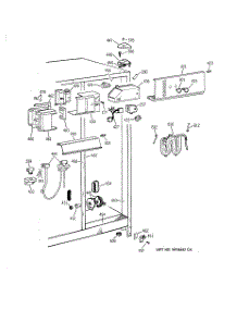 04 - Fresh Food Section parts for Ge Refrigerator TFJ22PRDAWW from AppliancePartsPros.com