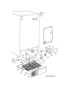 06 - Unit Parts parts for Ge Refrigerator TFX26GRDAWW from AppliancePartsPros.com