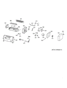 08 - Icemaker Wr30x0328 parts for Ge Refrigerator TPX24PRDAAA from AppliancePartsPros.com