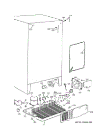 04 - Unit Parts parts for Ge Refrigerator TFT26JWDAAA from AppliancePartsPros.com