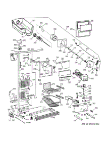 03 - Freezer Section parts for Ge Refrigerator TPG21BRDAWW from AppliancePartsPros.com
