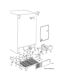 06 - Unit Parts parts for Ge Refrigerator TPG21BRDAWW from AppliancePartsPros.com