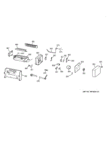 08 - Ice Maker parts for Ge Refrigerator TFX28PPDAAA from AppliancePartsPros.com