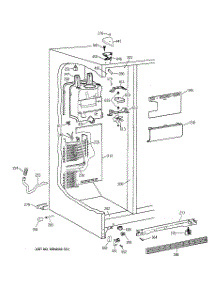 04 - Freezer Section parts for Ge Refrigerator TFX20JRBKWW from AppliancePartsPros.com