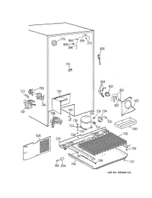 07 - Unit Parts parts for Ge Refrigerator TPX24BPBJBB from AppliancePartsPros.com