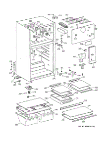 02 - Cabinet parts for Ge Refrigerator TBX18HACHRAA from AppliancePartsPros.com