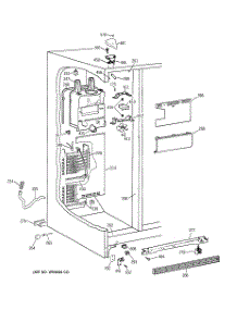 04 - Freezer Section parts for Ge Refrigerator TFM20JRBKAA from AppliancePartsPros.com