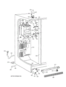 03 - Freezer Section parts for Ge Refrigerator TFX20SABKAA from AppliancePartsPros.com