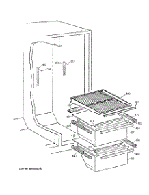 06 - Fresh Food Section parts for Ge Refrigerator TFX20SABKAA from AppliancePartsPros.com