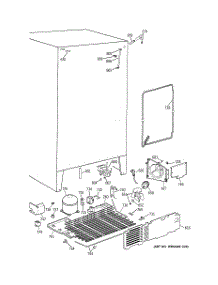 04 - Unit Parts parts for Ge Refrigerator TFG22JRDAWW from AppliancePartsPros.com