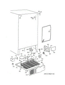 04 - Unit Parts parts for Ge Refrigerator TFG26JRDAWW from AppliancePartsPros.com