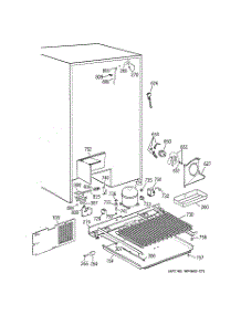 07 - Unit Parts parts for Ge Refrigerator TPG24BFDABB from AppliancePartsPros.com